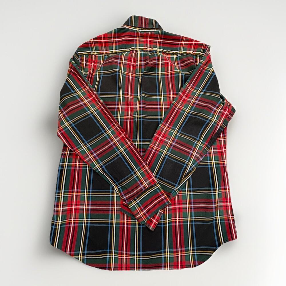 J.Crew Mens Classic Stretch Secret Wash Organic Cotton Plaid Shirt Medium - Picture 2 of 8